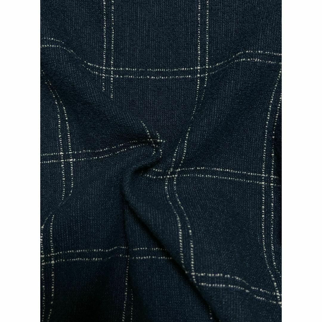 BEAMS F ネイビー チェックジャケット 4648 ウインドウペン 春夏物 BEAMS F ネイビー チェックジャケット 4648 ウインドウペン 春夏物
