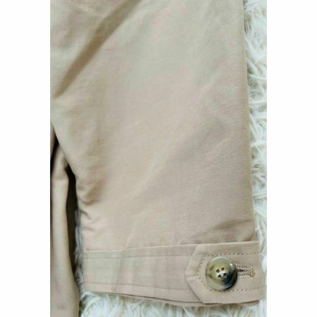 Na.e】美品 23SS ステンカラーコート ベージュ F コットン Na.e】美品 23SS ステンカラーコート ベージュ F コットン