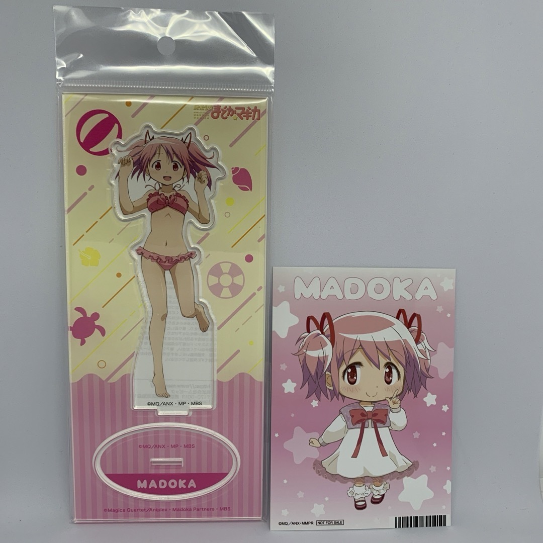 魔法少女まどか☆マギカ 鹿目まどか 水着 アクリルスタンド 特典 ブロマイド エンタメ/ホビーのおもちゃ/ぬいぐるみ(キャラクターグッズ)の商品写真