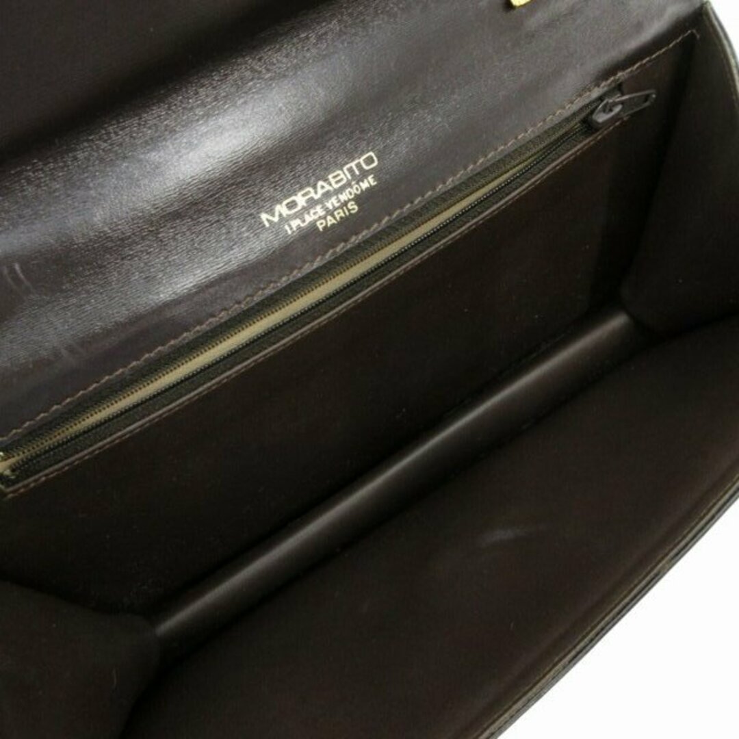 モラビト MORABITO チェーンショルダーバッグ レザー ゴールド モラビト MORABITO チェーンショルダーバッグ レザー ゴールド