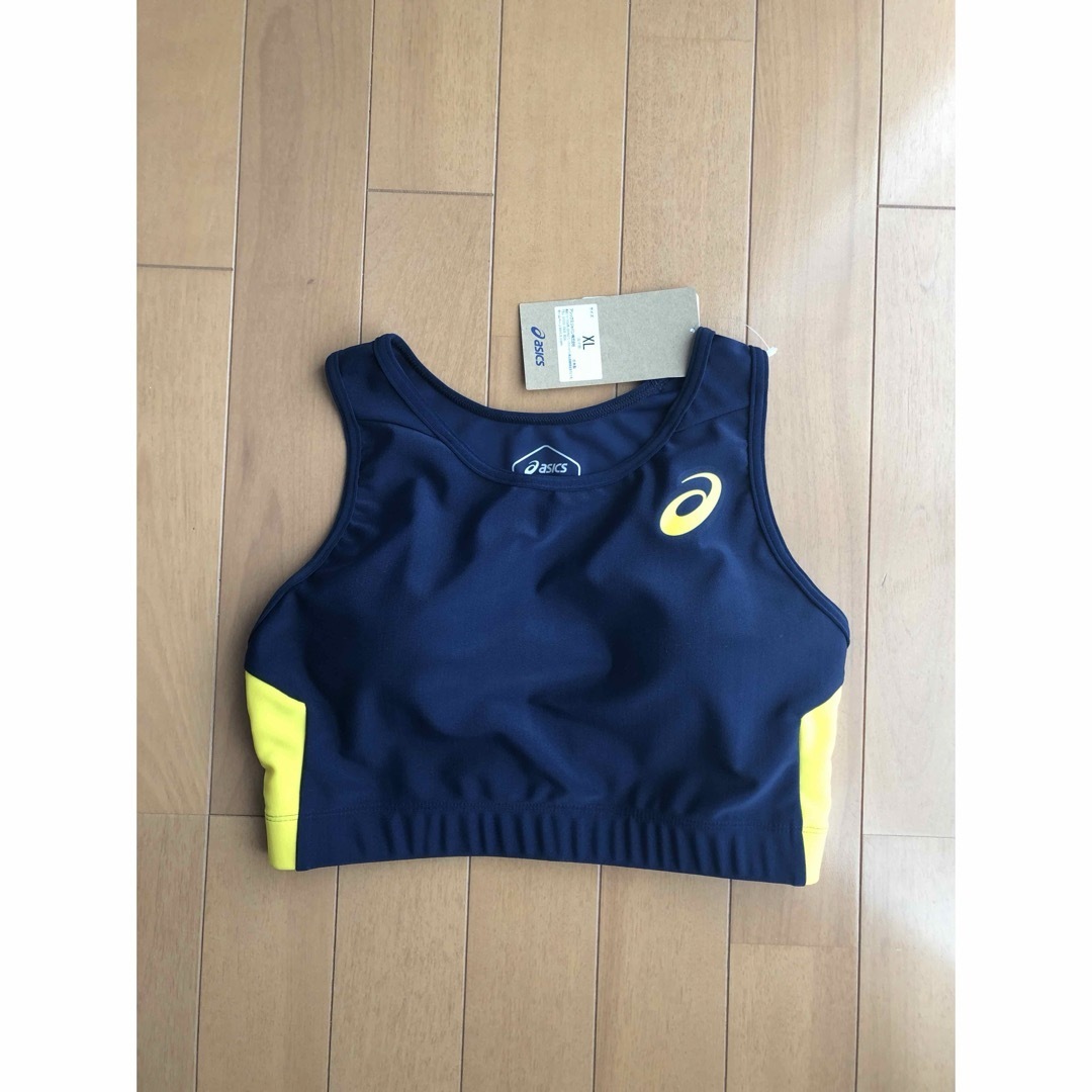 asics - 【新品XLサイズ】 女子陸上ユニフォーム上下セット ブラ asics - 【新品XLサイズ】 女子陸上ユニフォーム上下セット ブラ