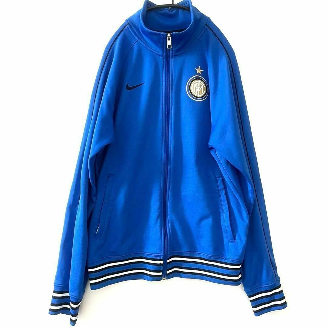 NIKE - 00s NIKE ナイキ インテルミラノ トラックジャケット NIKE - 00s NIKE ナイキ インテルミラノ トラックジャケット