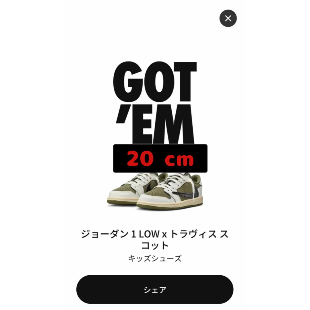 Travis Scott × Nike トラヴィススコット リバースオリーブ Travis Scott × Nike トラヴィススコット リバースオリーブ