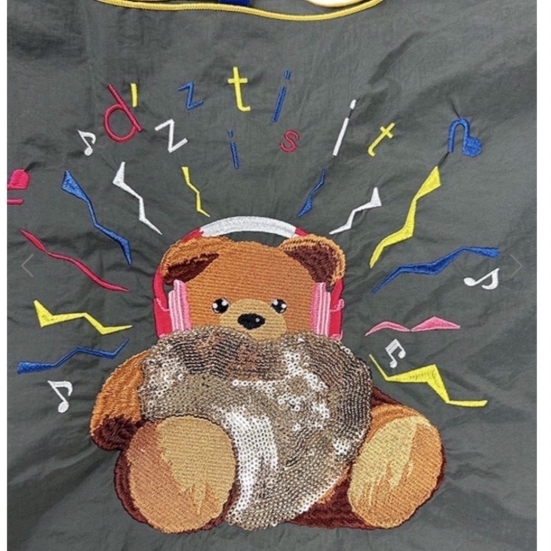 Ball&Chain x d'zzit コラボ スパンコールbear M グレーの通販 Ball&Chain x d'zzit コラボ スパンコールbear M グレーの通販