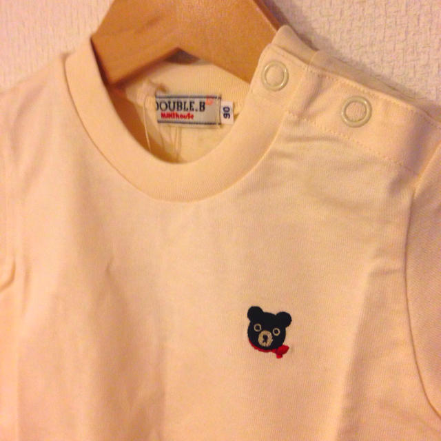 mikihouse(ミキハウス)の新品 DOUBLE.B Tシャツ90cm キッズ/ベビー/マタニティのキッズ服女の子用(90cm~)(その他)の商品写真