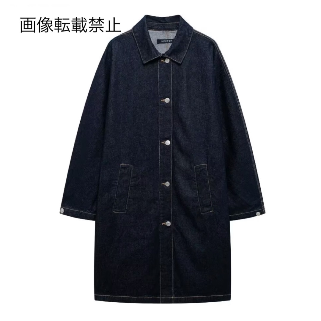 ‍9月新作‍15290◆デニム ロング ジャケット コート