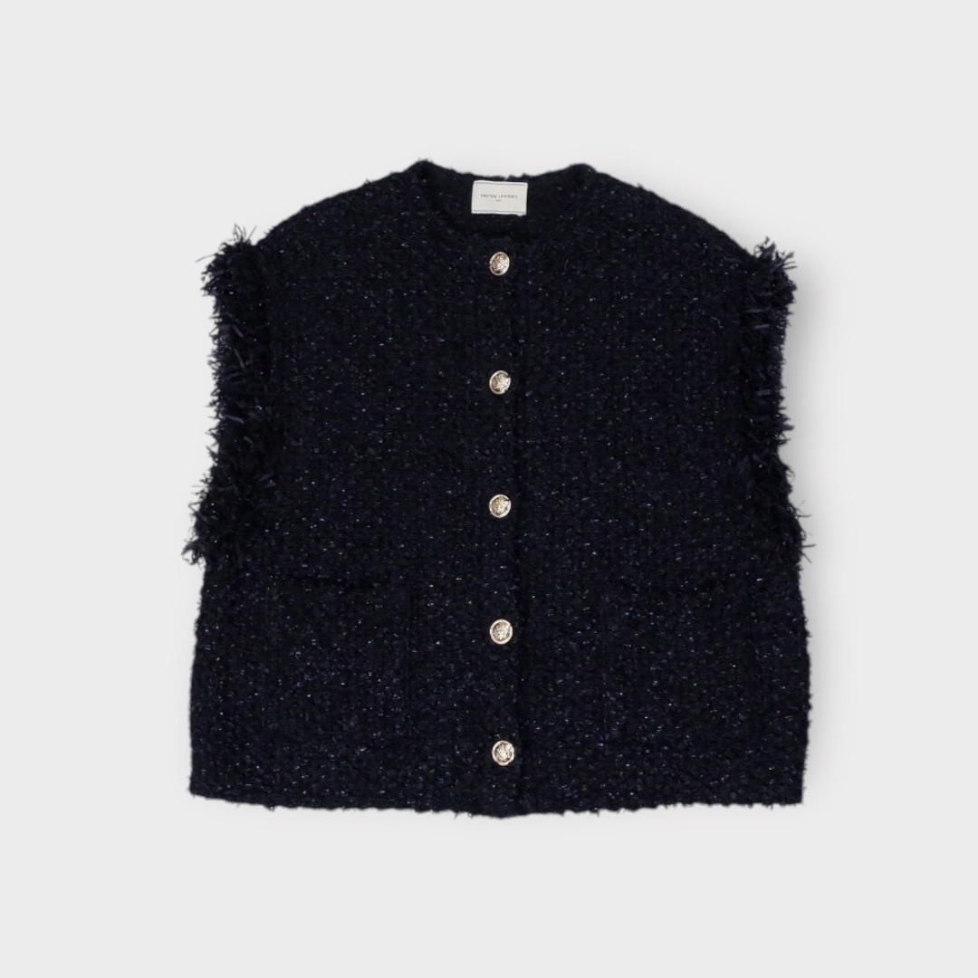 UNITED ARROWS - UNITED ARROWS【ファンシーツイード ニット ベスト】