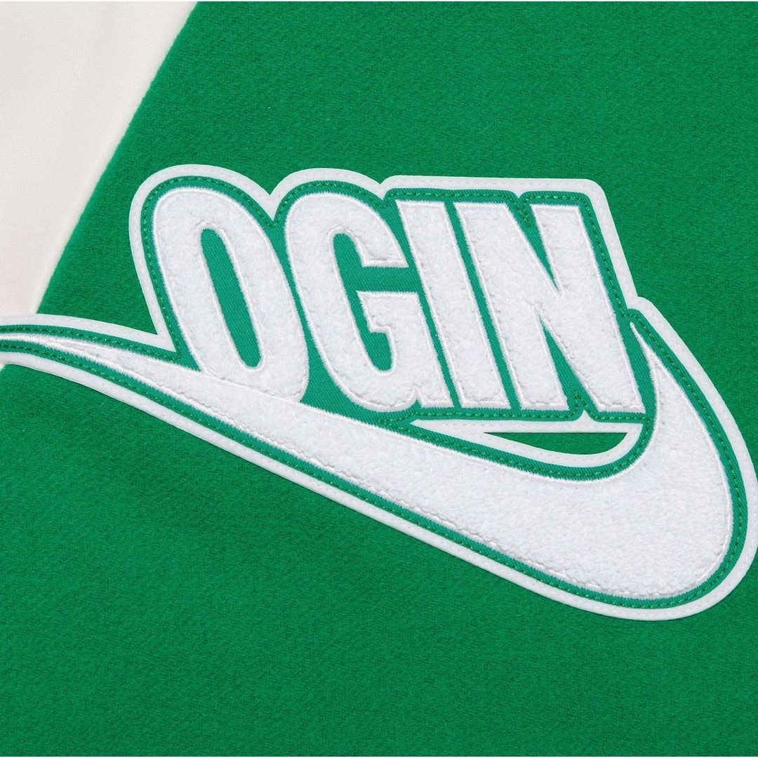 NIKE - NIGO Nike Varsity Jacket Green OGIN Sサイズの通販 by NIKE - NIGO Nike Varsity Jacket Green OGIN Sサイズの通販 by