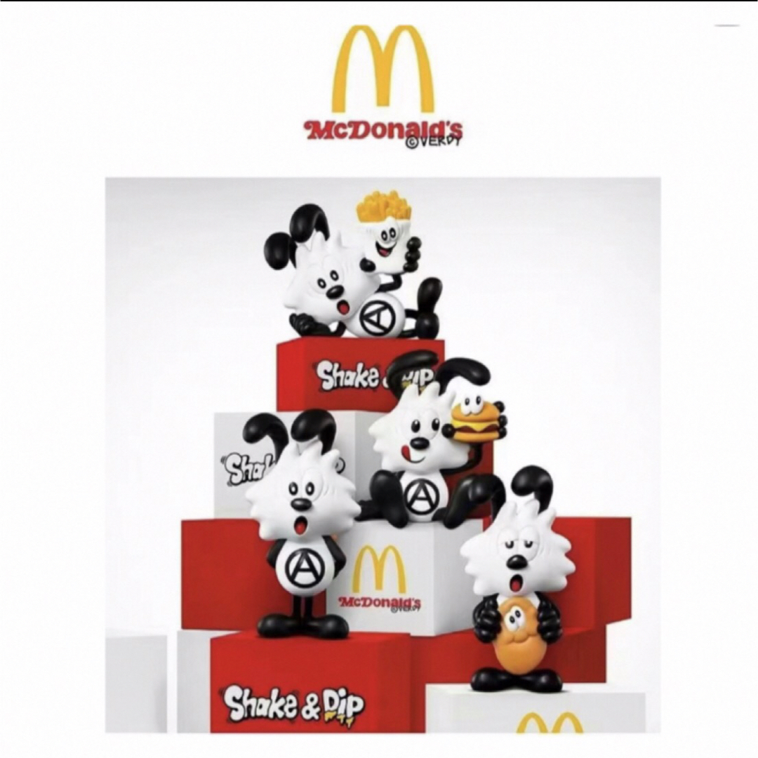 Verdy x McDonalds マクドナルド 4種類セット フィギュア Verdy x McDonalds マクドナルド 4種類セット フィギュア