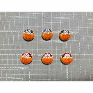 259. 可愛い　どら焼き　デコパーツ　6個まとめ売り　ハンドメイド材料(各種パーツ)