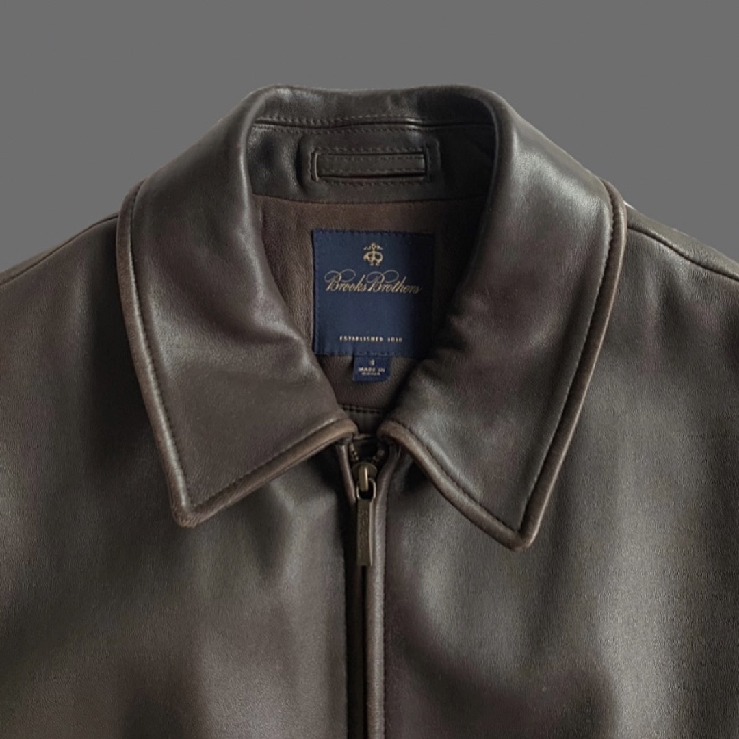 Brooks Brothers - Brooks Brothers S シングルレザージャケット VINTAGEの通販 by shop｜ブルックス ブラザーズならラクマ