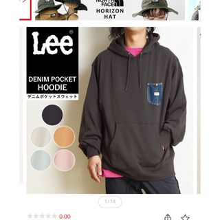リー(Lee)のLee パーカー 白 新品(パーカー)