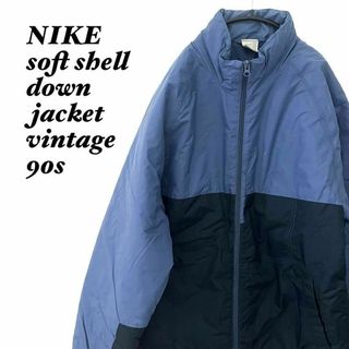 NIKE(ダウンジャケット ・ ブルー・ネイビー/青色系)のフリマ NIKE(ダウンジャケット ・ ブルー・ネイビー/青色系)のフリマ
