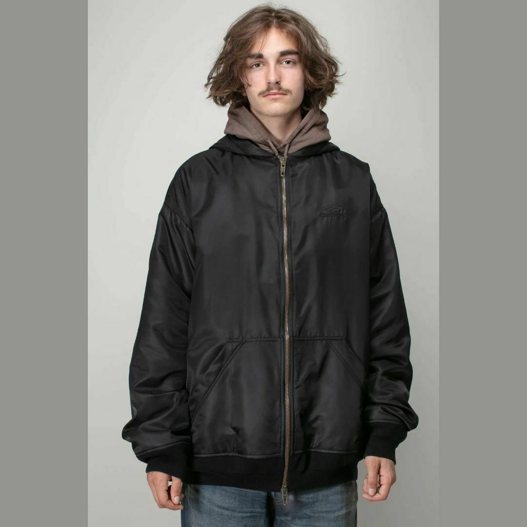 BALENCIAGA - BALENCIAGA パデットジップアップフーディ BALENCIAGA - BALENCIAGA パデットジップアップフーディ