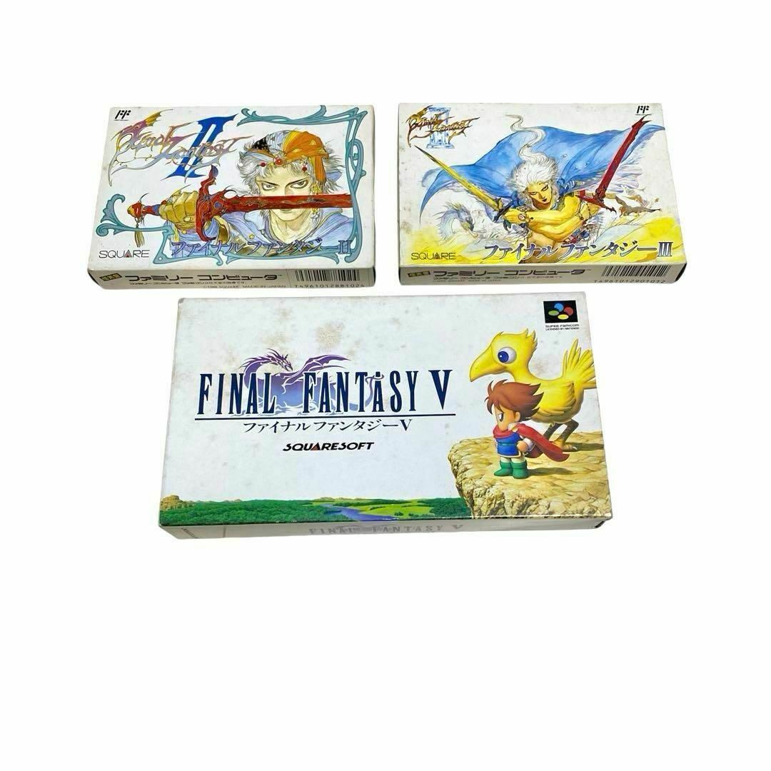 ファイナルファンタジー 2.3.5 ファミコン 3タイトルセット 箱・説明書あり