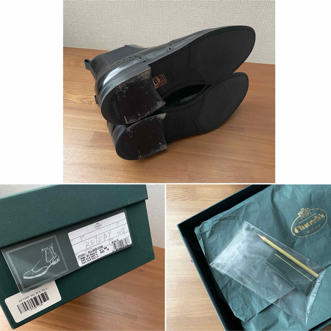 美品!定価176000円 【Church's/チャーチ】チェルシーブーツ 38 美品!定価176000円 【Church's/チャーチ】チェルシーブーツ 38