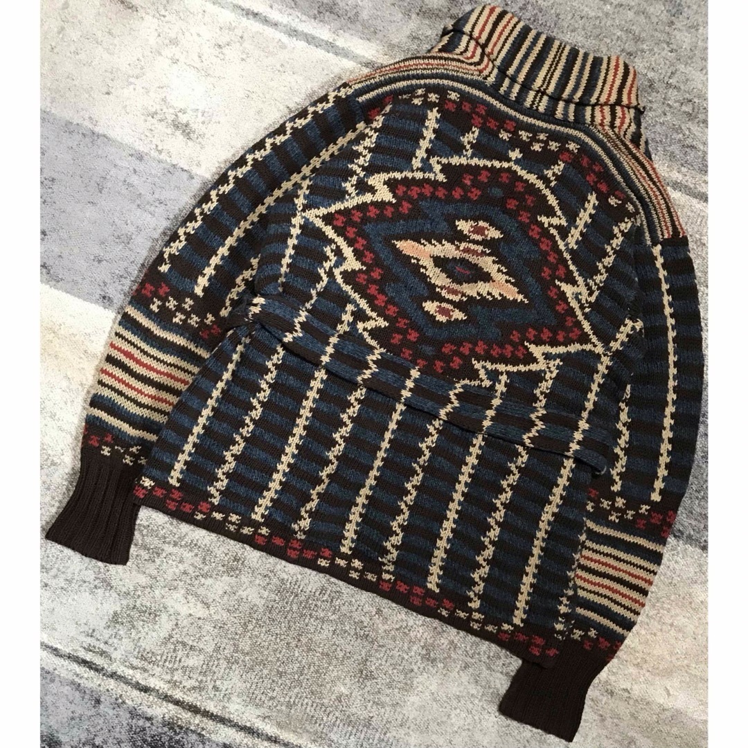 RRL - 最高傑作 初期の名作 三ツ星タグ RRL ネイティブ柄 ニット RRL - 最高傑作 初期の名作 三ツ星タグ RRL ネイティブ柄 ニット