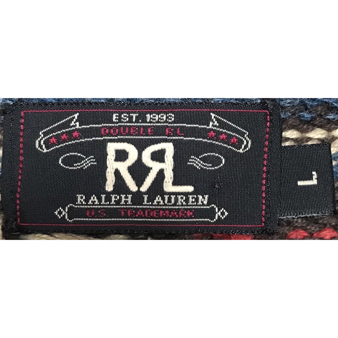 RRL - 最高傑作 初期の名作 三ツ星タグ RRL ネイティブ柄 ニット RRL - 最高傑作 初期の名作 三ツ星タグ RRL ネイティブ柄 ニット