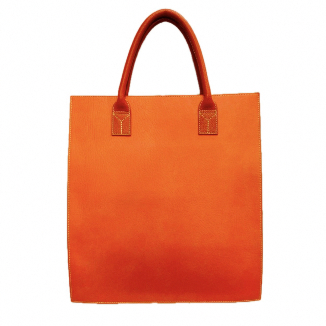 ★送料・関税込★YOUKSHIMWON★Square ba.g M★バッグ★ ☆未使用☆YOUKSHIMWON ユクシムウォン トートバッグ オレンジ