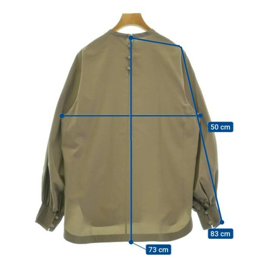 HYKE ハイク ブラウス 1(S位) 茶系 【古着】 HYKE ハイク ブラウス 1(S位) 茶系 【古着】