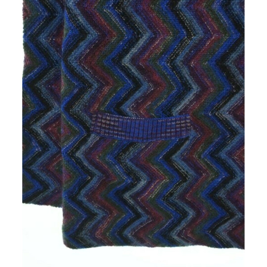MISSONI - MISSONI ミッソーニ ニット・セーター -(M位) 青x赤x MISSONI - MISSONI ミッソーニ ニット・セーター -(M位) 青x赤x