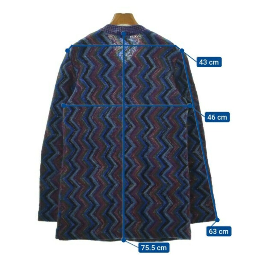 MISSONI - MISSONI ミッソーニ ニット・セーター -(M位) 青x赤x MISSONI - MISSONI ミッソーニ ニット・セーター -(M位) 青x赤x