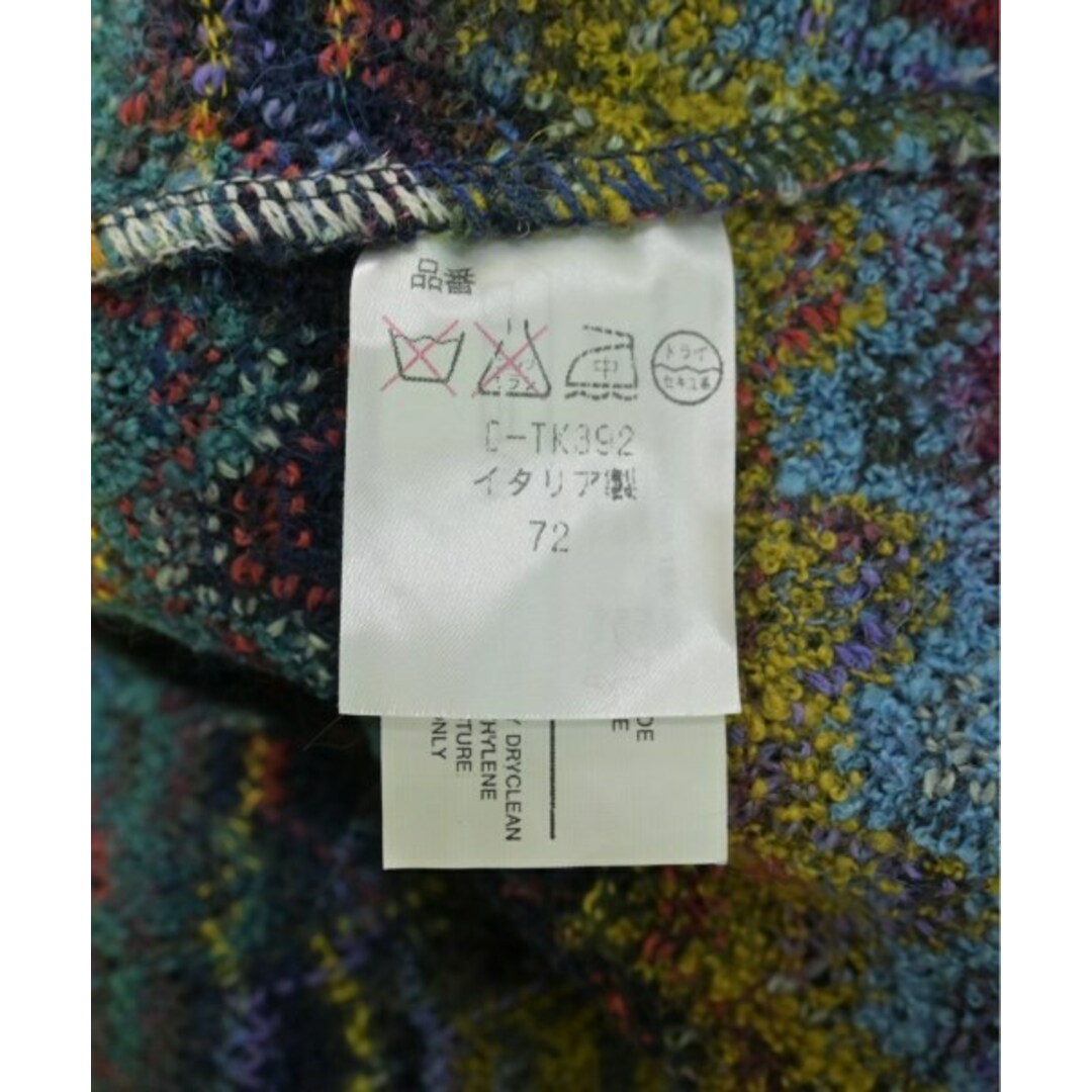 MISSONI - MISSONI ミッソーニ ニット・セーター M 青緑x赤x紺等 MISSONI - MISSONI ミッソーニ ニット・セーター M 青緑x赤x紺等