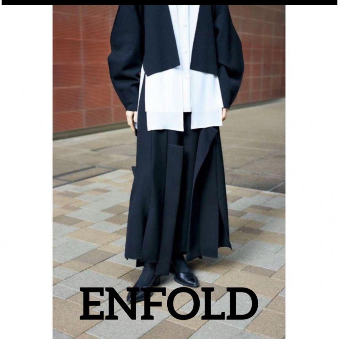 ENFOLD エンフォルド ランダムパネルスリットスカート 36 ENFOLD エンフォルド ランダムパネルスリットスカート 36