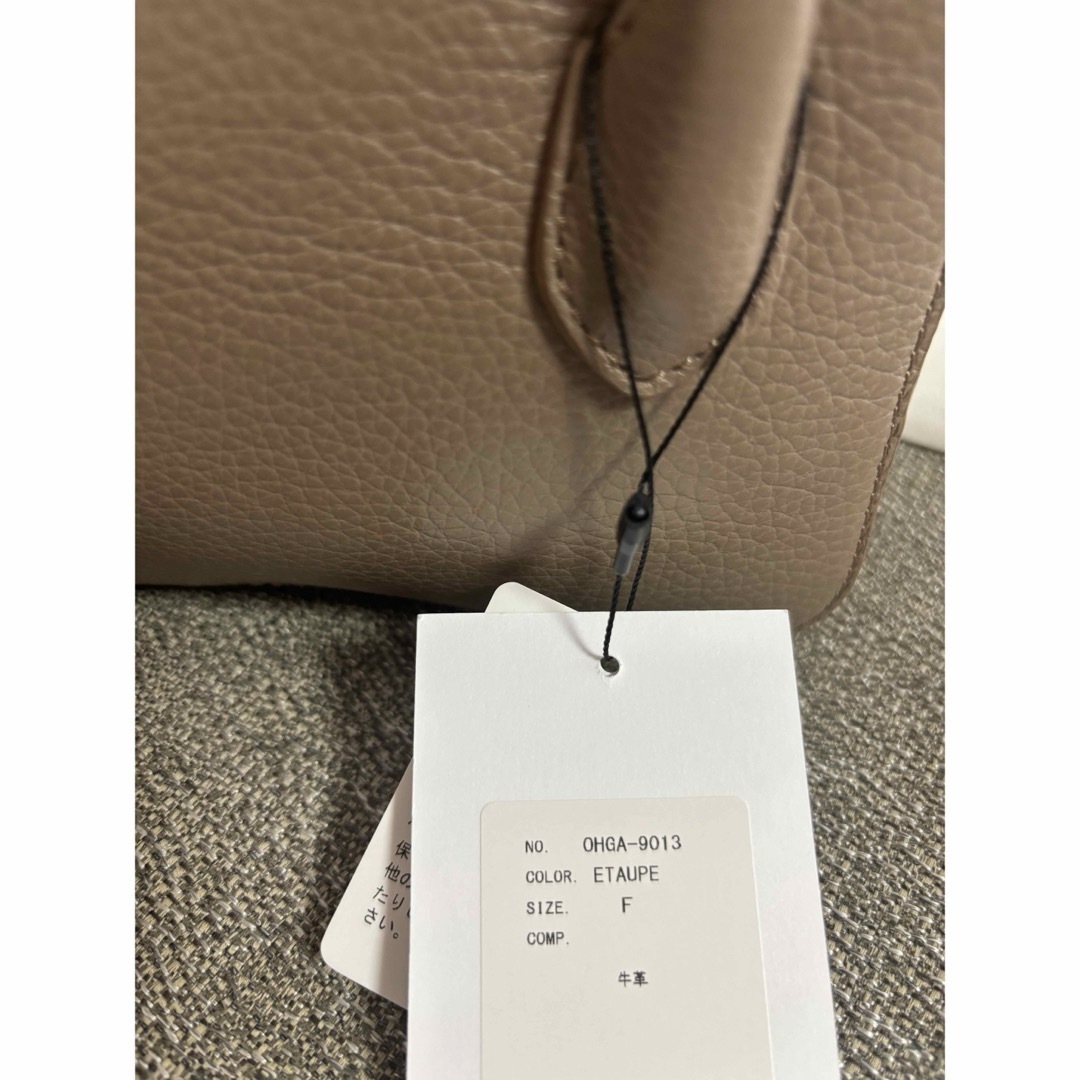 新品未使用タグ付き オーガ OHGA MINI BOSTON BAG トープ 新品未使用タグ付き オーガ OHGA MINI BOSTON BAG トープ