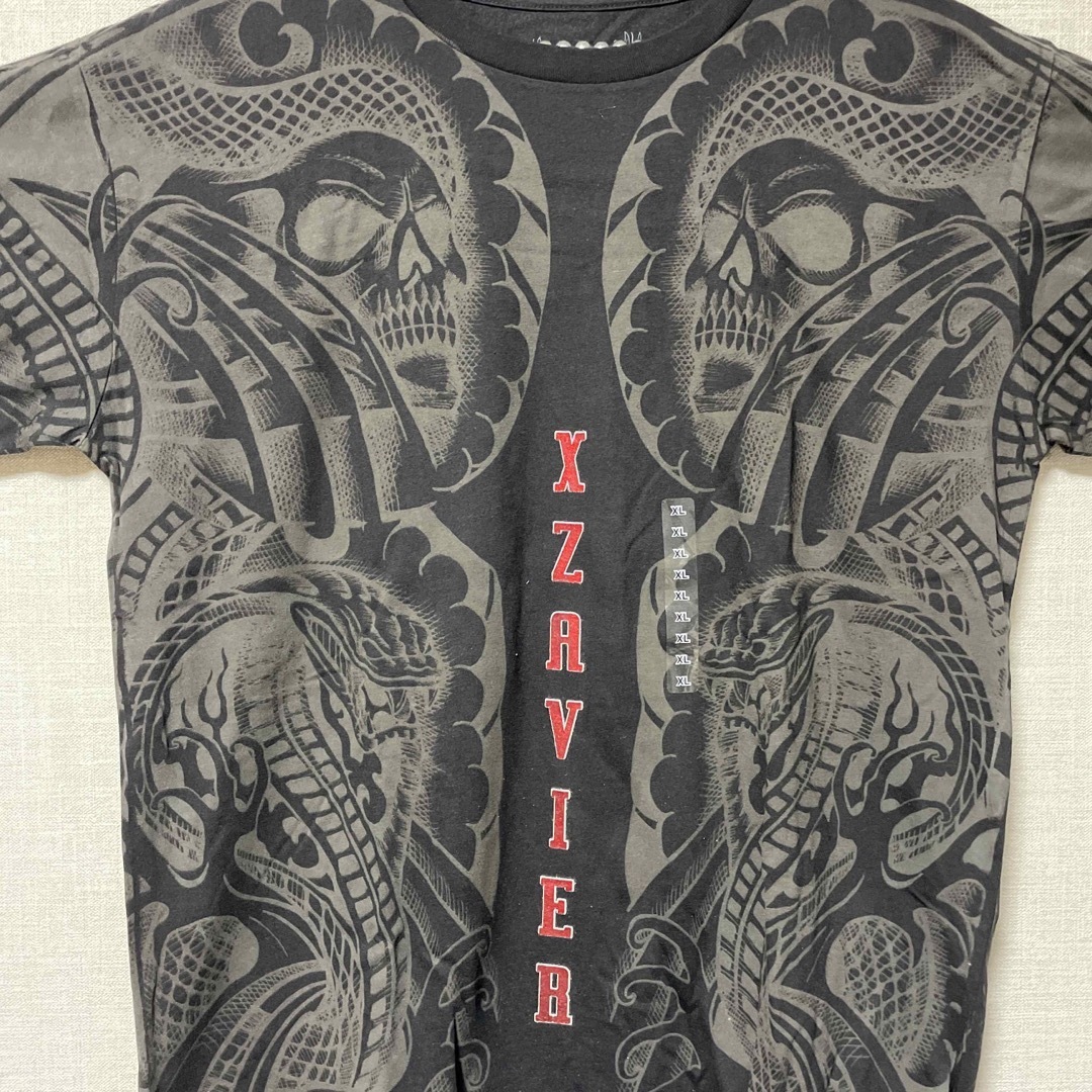 Ed Hardy(エドハーディー)のXzavier Body Tattoo 新品未使用品 USA製 Tシャツ メンズのトップス(Tシャツ/カットソー(半袖/袖なし))の商品写真
