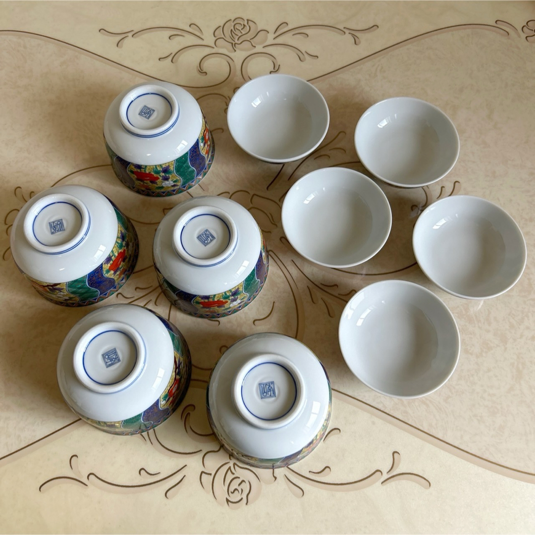 有田焼 - 有田焼 南山窯 蓋付き碗揃 5客セット 茶碗蒸し器 小丼 有田焼 - 有田焼 南山窯 蓋付き碗揃 5客セット 茶碗蒸し器 小丼