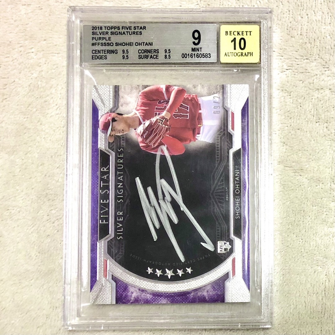 Topps - 【25枚限定BGS9】2018 大谷翔平 Topps ルーキーカード Topps - 【25枚限定BGS9】2018 大谷翔平 Topps ルーキーカード