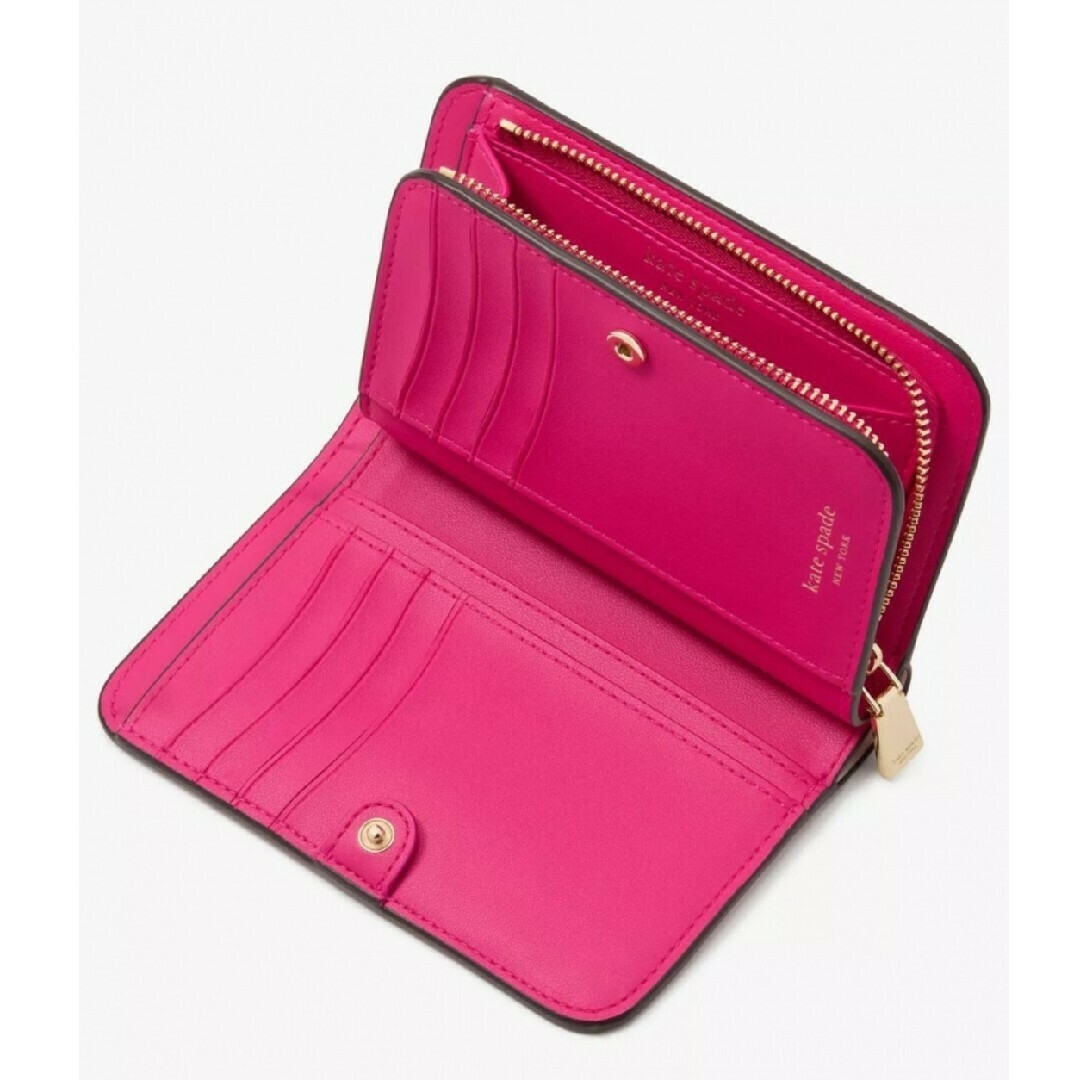 kate spade 二つ折り財布 ピンク(kate spade NEW YORK - kate kate spade 二つ折り財布 ピンク(kate spade NEW YORK - kate