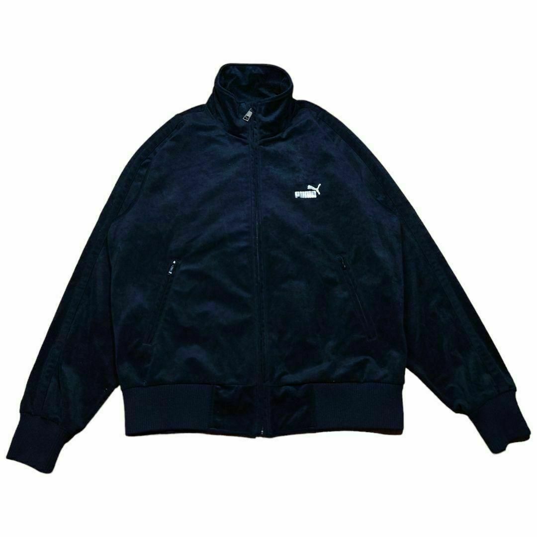 PUMA - 90s PUMA サイドラインベロアトラックジャケット 古着 PUMA - 90s PUMA サイドラインベロアトラックジャケット 古着