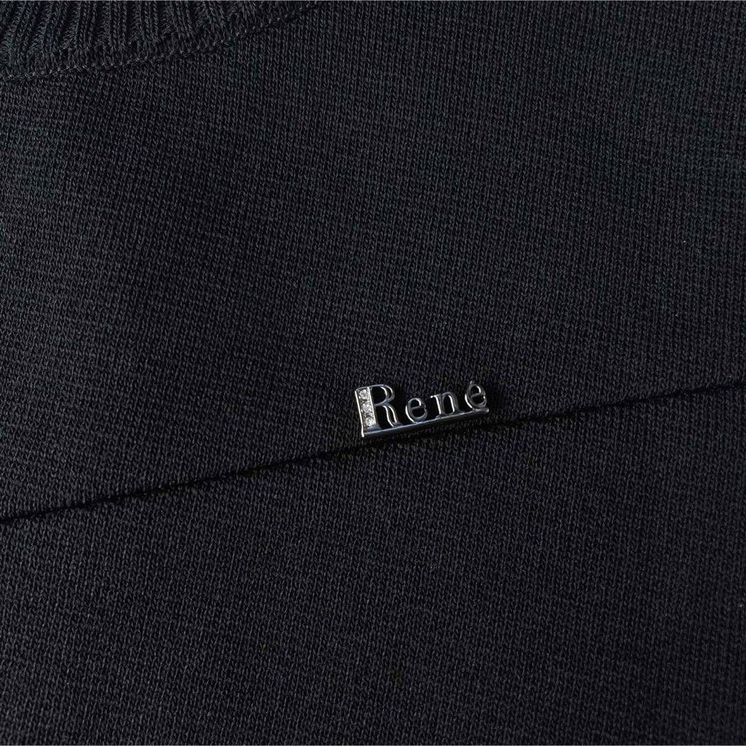 René - 未使用級♡ Rene ルネ 五部袖ジップアップワンピース René - 未使用級♡ Rene ルネ 五部袖ジップアップワンピース