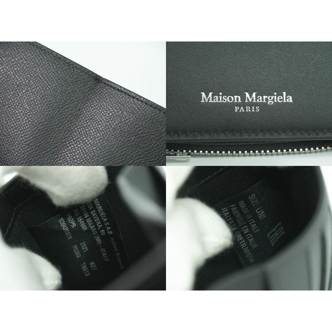 本物 メゾンマルジェラ Maison Margiela レザー 二つ折り 折財布 本物 メゾンマルジェラ Maison Margiela レザー 二つ折り 折財布