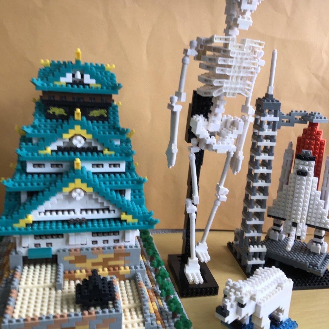 nanoblock - ナノブロック　完成品　ピンセット付き