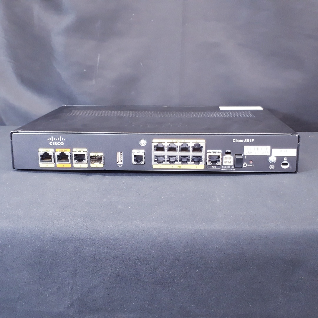 NEC - 【中古】 NEC 路由器 cisco C891FJ-K9 VO2 ブラック NEC - 【中古】 NEC 路由器 cisco C891FJ-K9 VO2 ブラック