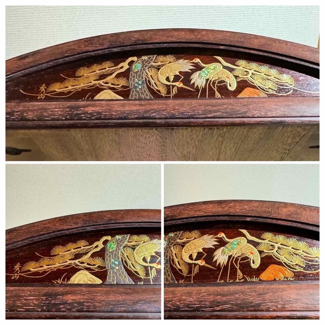 高級 箏 琴 綾杉彫 くり甲 透かし玉縁包み 山田流 蒔絵 螺鈿 13 高級 箏 琴 綾杉彫 くり甲 透かし玉縁包み 山田流 蒔絵 螺鈿 13