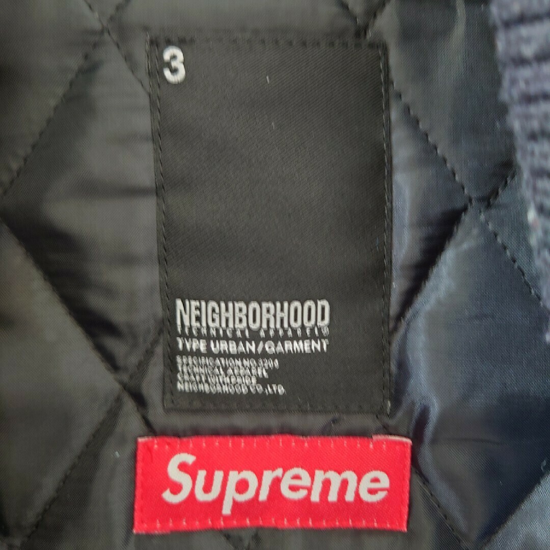 NEIGHBORHOOD - NEIGHBORHOOD SUPREME コラボスタジャンの通販 NEIGHBORHOOD - NEIGHBORHOOD SUPREME コラボスタジャンの通販