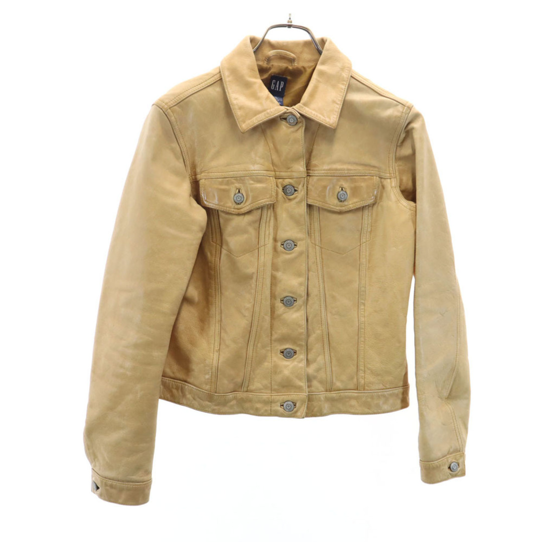 GAP - ギャップ オールド 牛革 レザー トラッカー ジャケット XS GAP - ギャップ オールド 牛革 レザー トラッカー ジャケット XS