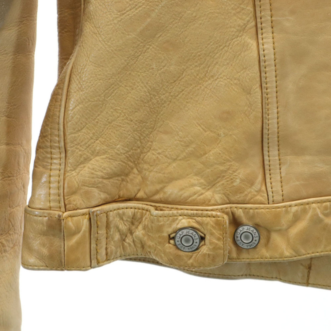 GAP - ギャップ オールド 牛革 レザー トラッカー ジャケット XS GAP - ギャップ オールド 牛革 レザー トラッカー ジャケット XS