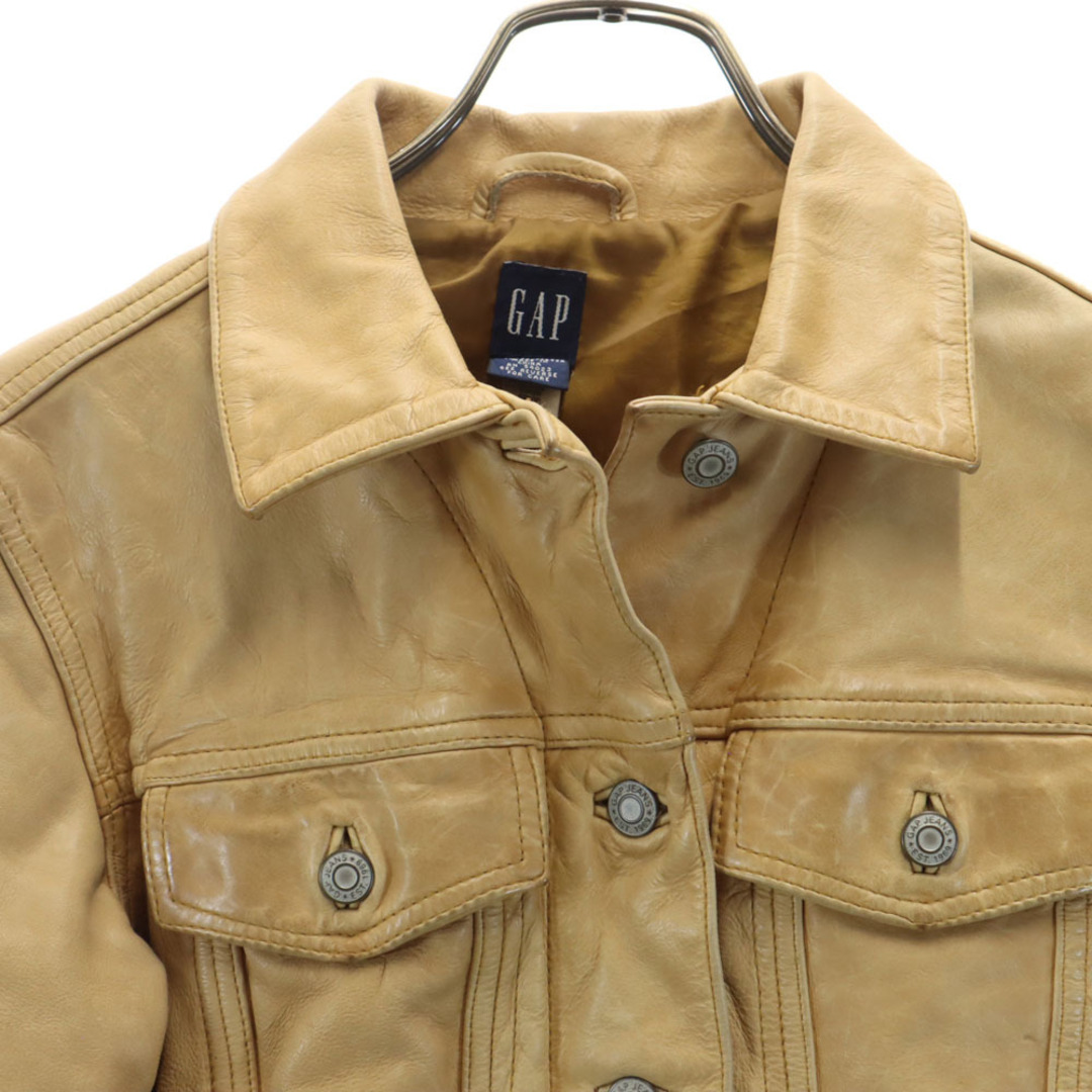 GAP - ギャップ オールド 牛革 レザー トラッカー ジャケット XS GAP - ギャップ オールド 牛革 レザー トラッカー ジャケット XS