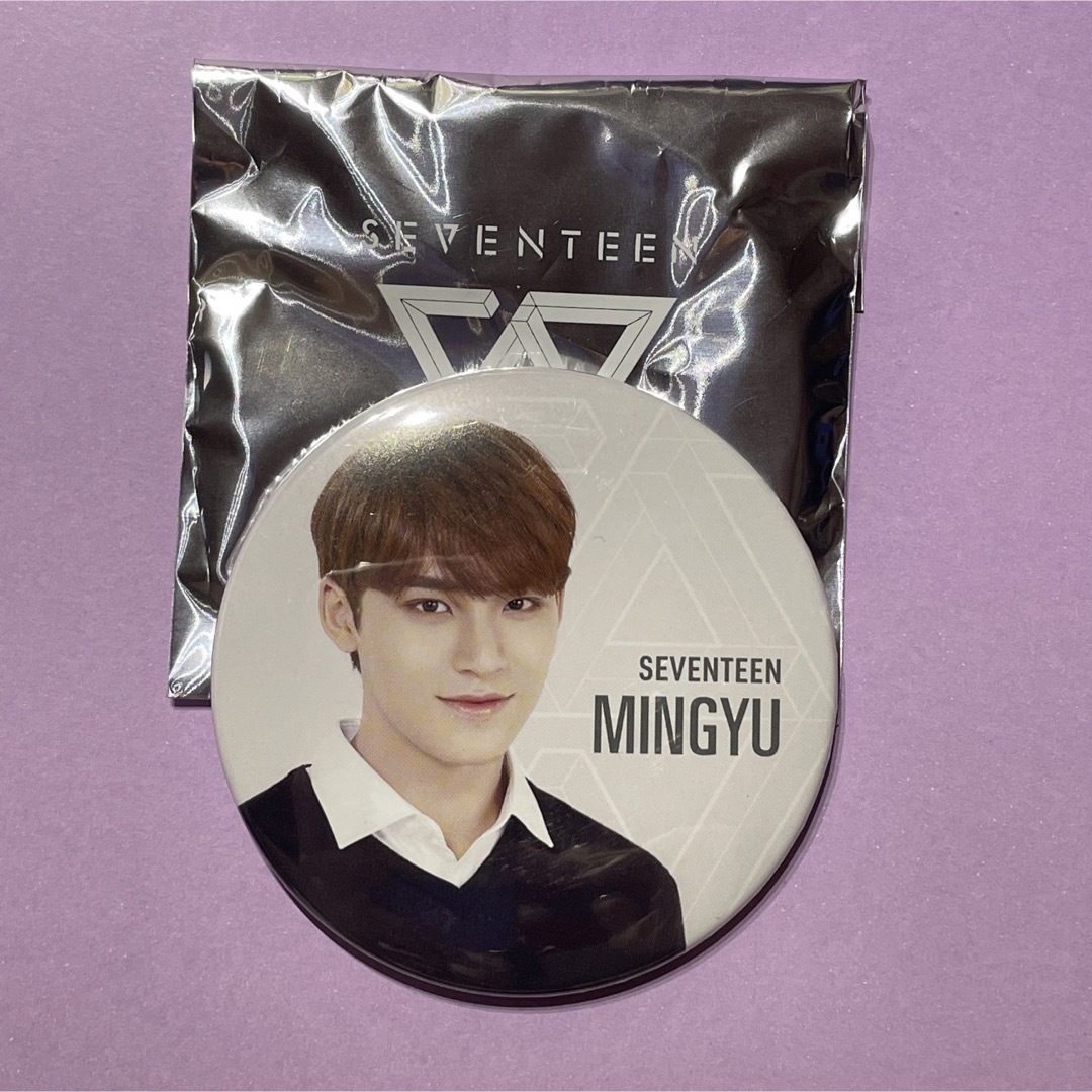 SEVENTEEN(セブンティーン)のseventeen セブチ 2018年 popup ミンギュ 缶バッジ エンタメ/ホビーのCD(K-POP/アジア)の商品写真