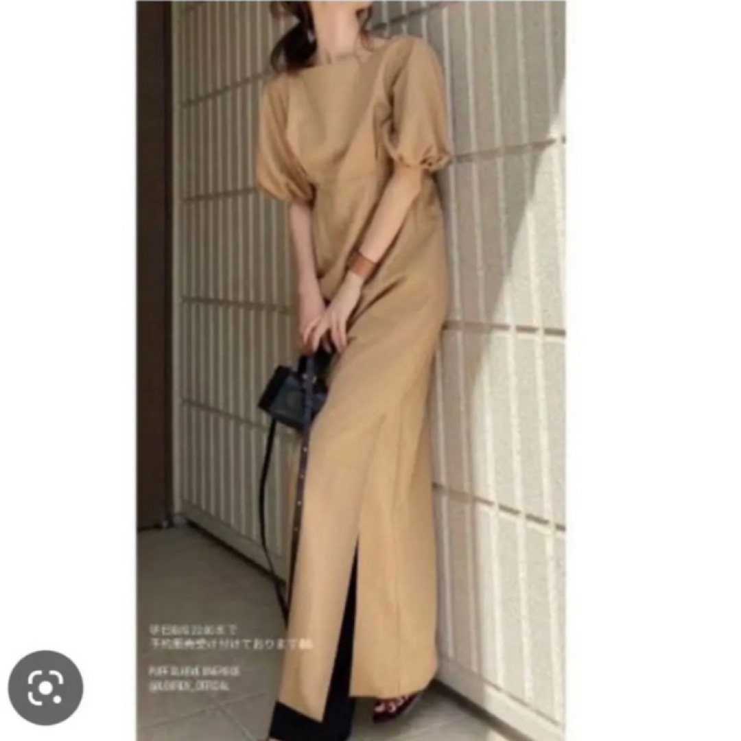 louren puff sleeve onepiece【s】 louren puff sleeve onepiece【s】