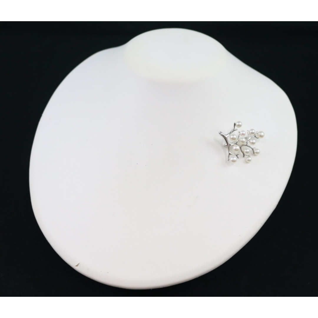 MIKIMOTO - ミキモト ブローチ パール 真珠 4.0-5.2mm 幸福の木 MIKIMOTO - ミキモト ブローチ パール 真珠 4.0-5.2mm 幸福の木