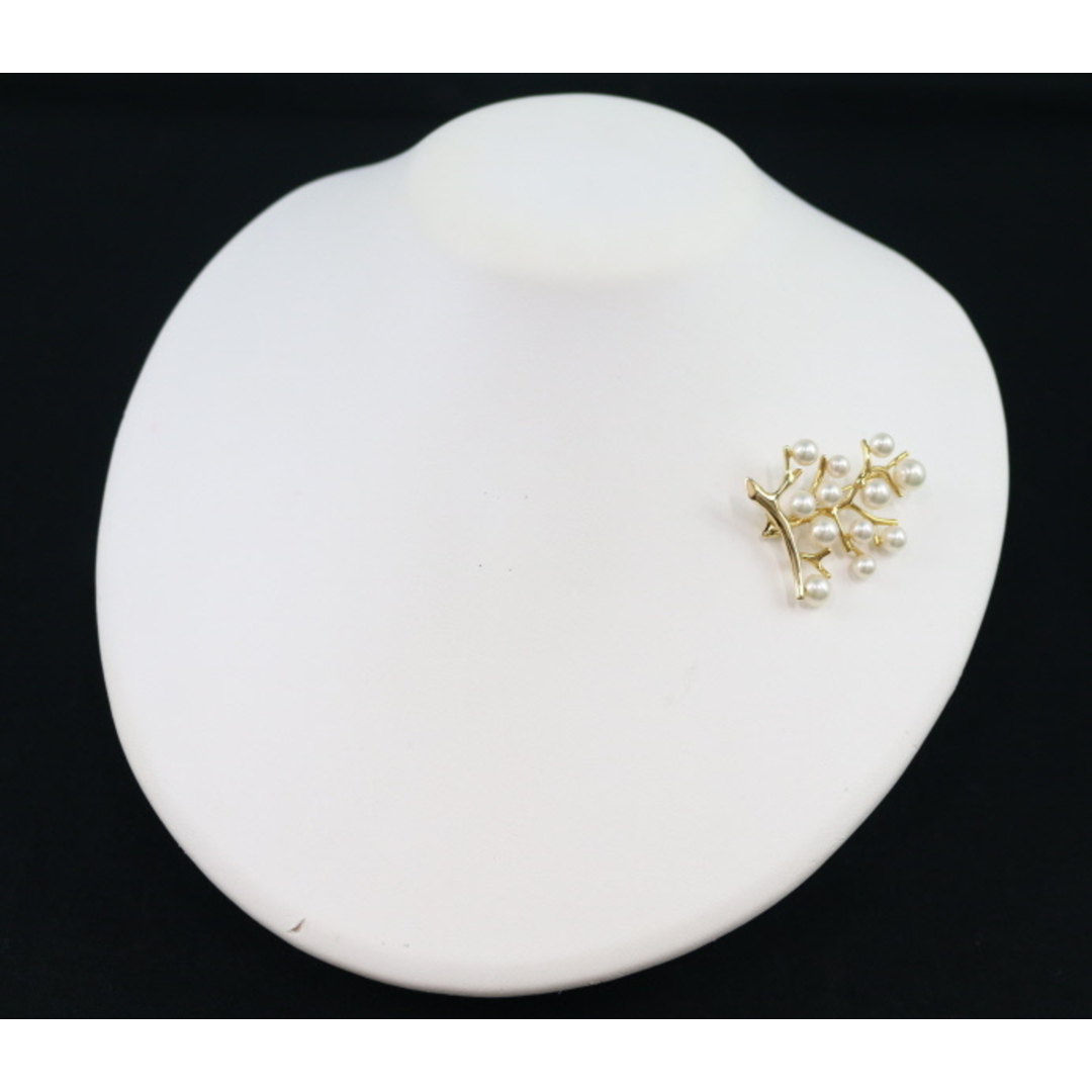 MIKIMOTO - ミキモト ブローチ パール 真珠 4.8-6.8mm 幸福の木 MIKIMOTO - ミキモト ブローチ パール 真珠 4.8-6.8mm 幸福の木