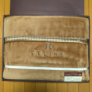 CELINE セリーヌ アクリルニューマイヤー毛布 マカダム総柄 わたっ CELINE セリーヌ アクリルニューマイヤー毛布 マカダム総柄 わたっ