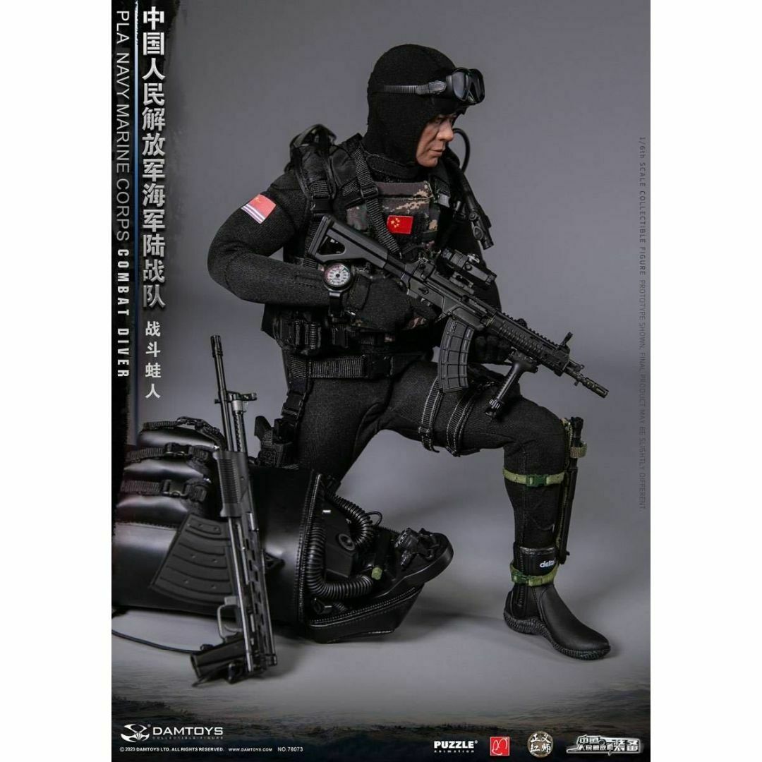 DAMTOYS 1/6 中国人民解放軍 海軍陸戦隊 戦闘蛙人 未開封新品 DAMTOYS 1/6 中国人民解放軍 海軍陸戦隊 戦闘蛙人 未開封新品
