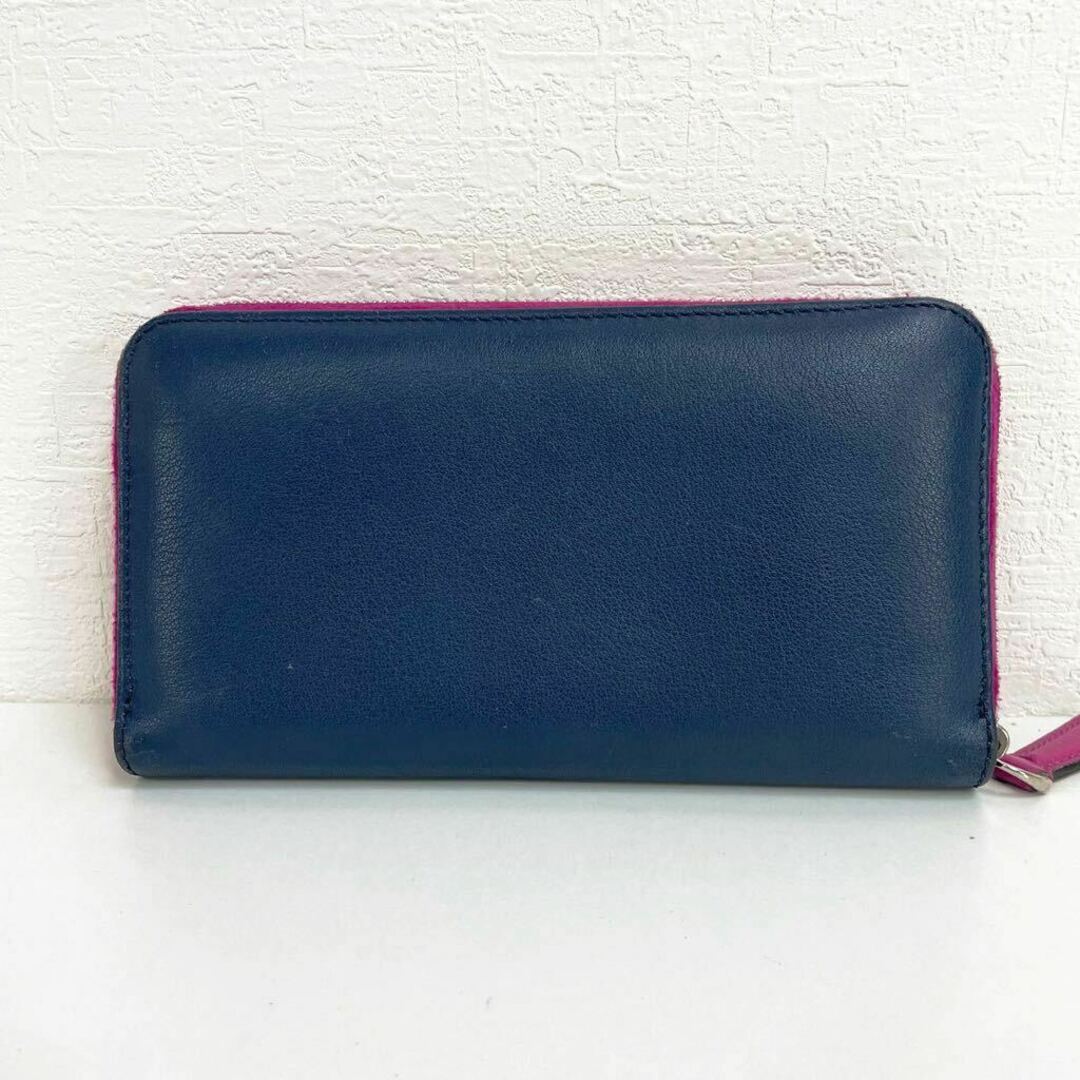 美品】FENDI フェンディ 長財布 ラウンドファスナー レザー 美品】FENDI フェンディ 長財布 ラウンドファスナー レザー